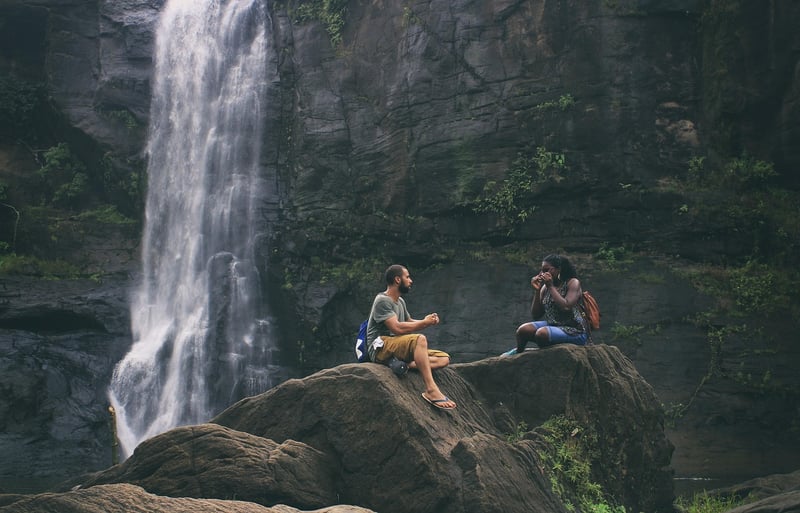 Waterfall Oasis Wedding